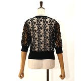 フラワーレース半袖ニットカーディガン | axes femme | 詳細画像14 