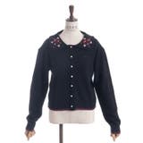 フラワーリボン刺繍ニットカーディガン | axes femme | 詳細画像10 