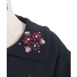 フラワーリボン刺繍ニットカーディガン | axes femme | 詳細画像15 