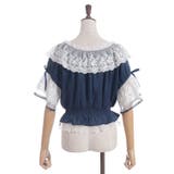 シアストライプ×レースプルオーバー | axes femme | 詳細画像13 