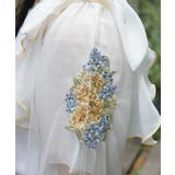 接触冷感ダリア刺繍プルオーバー | axes femme | 詳細画像8