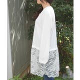 ＵＶカットレース切替カーデ | axes femme | 詳細画像2 