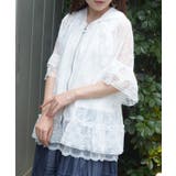 白 | レースパーカー | axes femme