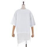 レースドッキングＴシャツ | axes femme | 詳細画像18 