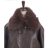 ファー付合成皮革ブルゾン | axes femme | 詳細画像23 