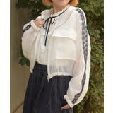 フード付シアブルゾン | axes femme | 詳細画像5 