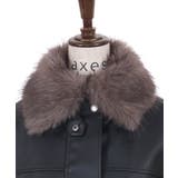 ミックスファー合皮ブルゾン | axes femme | 詳細画像15 