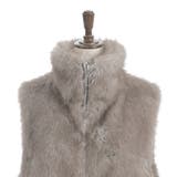 ミックスファーベスト | axes femme | 詳細画像10 