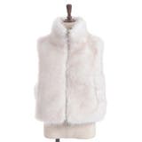 ミックスファーベスト | axes femme | 詳細画像15 