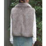 ミックスファーベスト | axes femme | 詳細画像3 