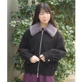 ファー襟コーデュロイコート | axes femme | 詳細画像11