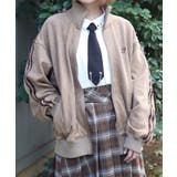 ベージュ | スエポンロングトラックジャケット | axes femme