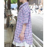 オーバーチェックシャツ | axes femme | 詳細画像2 