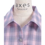 オーバーチェックシャツ | axes femme | 詳細画像27 