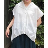 レースアップタックシャツ | axes femme | 詳細画像1 