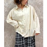 クリーム | アソートボタンタック入シャツ | axes femme