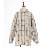 チェック柄ロングシャツ | axes femme | 詳細画像12