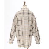 チェック柄ロングシャツ | axes femme | 詳細画像14