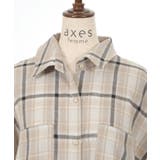 チェック柄ロングシャツ | axes femme | 詳細画像17