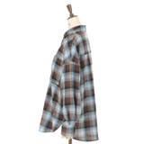 チェック柄ロングシャツ | axes femme | 詳細画像6
