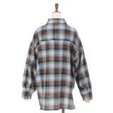 チェック柄ロングシャツ | axes femme | 詳細画像7