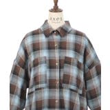 チェック柄ロングシャツ | axes femme | 詳細画像8