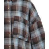 チェック柄ロングシャツ | axes femme | 詳細画像9