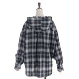 フード付きチェック柄シャツ | axes femme | 詳細画像19