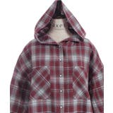 フード付きチェック柄シャツ | axes femme | 詳細画像7