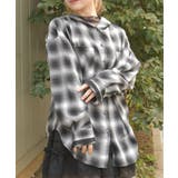 フード付きチェックシャツ | axes femme | 詳細画像7