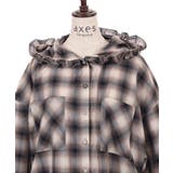 フード付シアーチェックシャツ | axes femme | 詳細画像23 