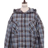 フード付シアーチェックシャツ | axes femme | 詳細画像29 