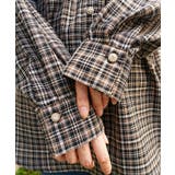 フード付シアーチェックシャツ | axes femme | 詳細画像7 