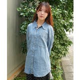 シアーデニムカラーシャツ | axes femme | 詳細画像10 