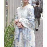 ローズプリントストール | axes femme | 詳細画像1