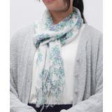 ブーケ柄プリントストール | axes femme | 詳細画像2 