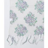 ブーケ柄プリントストール | axes femme | 詳細画像8 