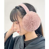 ピンク | 折り畳みエコファーイヤーマフ | axes femme