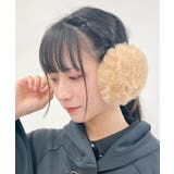 ベージュ | 合皮×エコファーイヤーマフ | axes femme