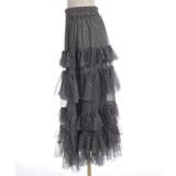 ペチ付フリルチュールスカート | axes femme | 詳細画像15 