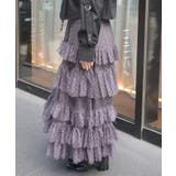 ペチ付フリルチュールスカート | axes femme | 詳細画像2 