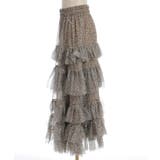 ペチ付フリルチュールスカート | axes femme | 詳細画像8 