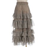 ペチ付フリルチュールスカート | axes femme | 詳細画像9 