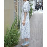 フラワー柄ハイウエストワンピース | axes femme | 詳細画像6