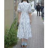 フラワー柄ハイウエストワンピース | axes femme | 詳細画像7