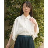 ケープ風袖ブラウス | axes femme | 詳細画像12 