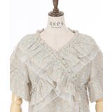 2WAYフリル×チュールブラウス | axes femme | 詳細画像15