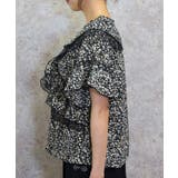 2WAYフリル×チュールブラウス | axes femme | 詳細画像2