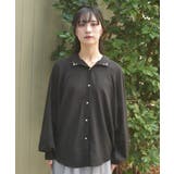 スキッパー風シャツチュニック | axes femme | 詳細画像4 