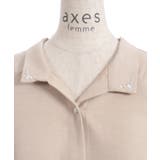スキッパーシャツチュニック | axes femme | 詳細画像7 